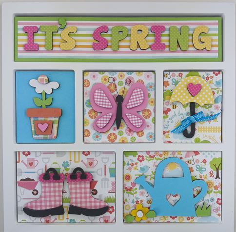 It's Spring Shadowbox Insert