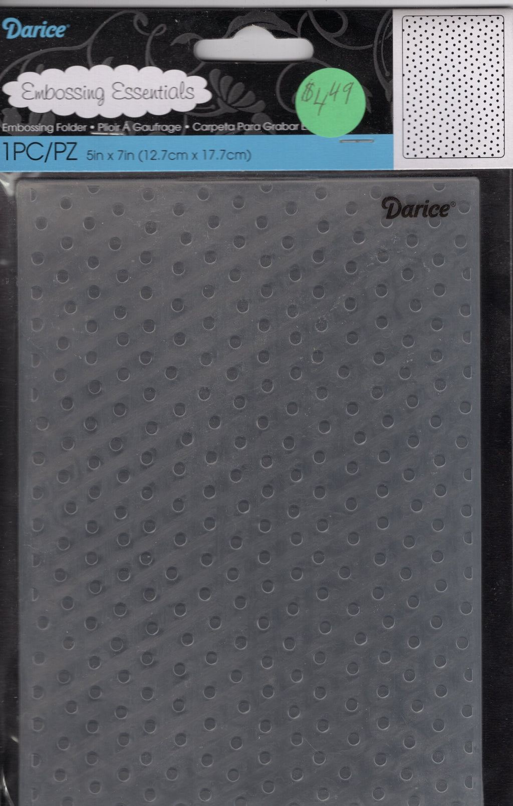 Darice Dots Embossing Folder