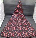 Gnome Hat - Valentines Black with Red Hearts