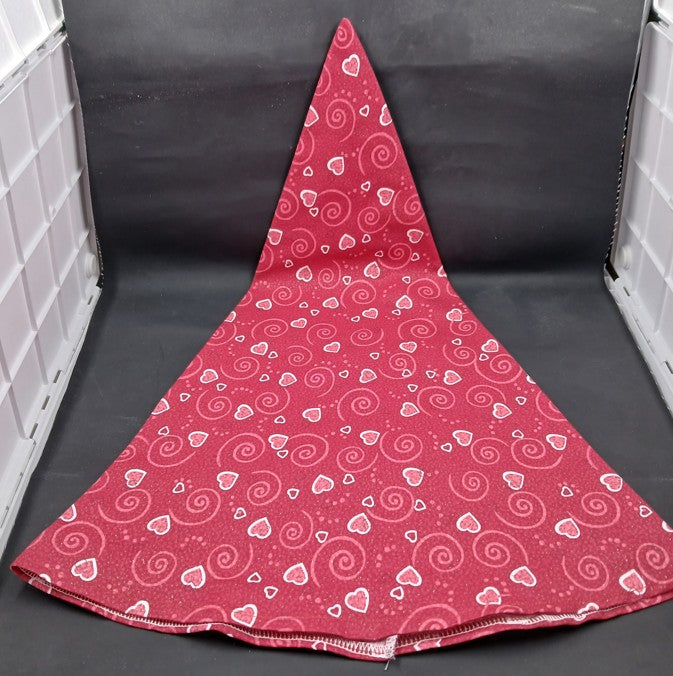 Gnome Hat - Valentines Red Swirls