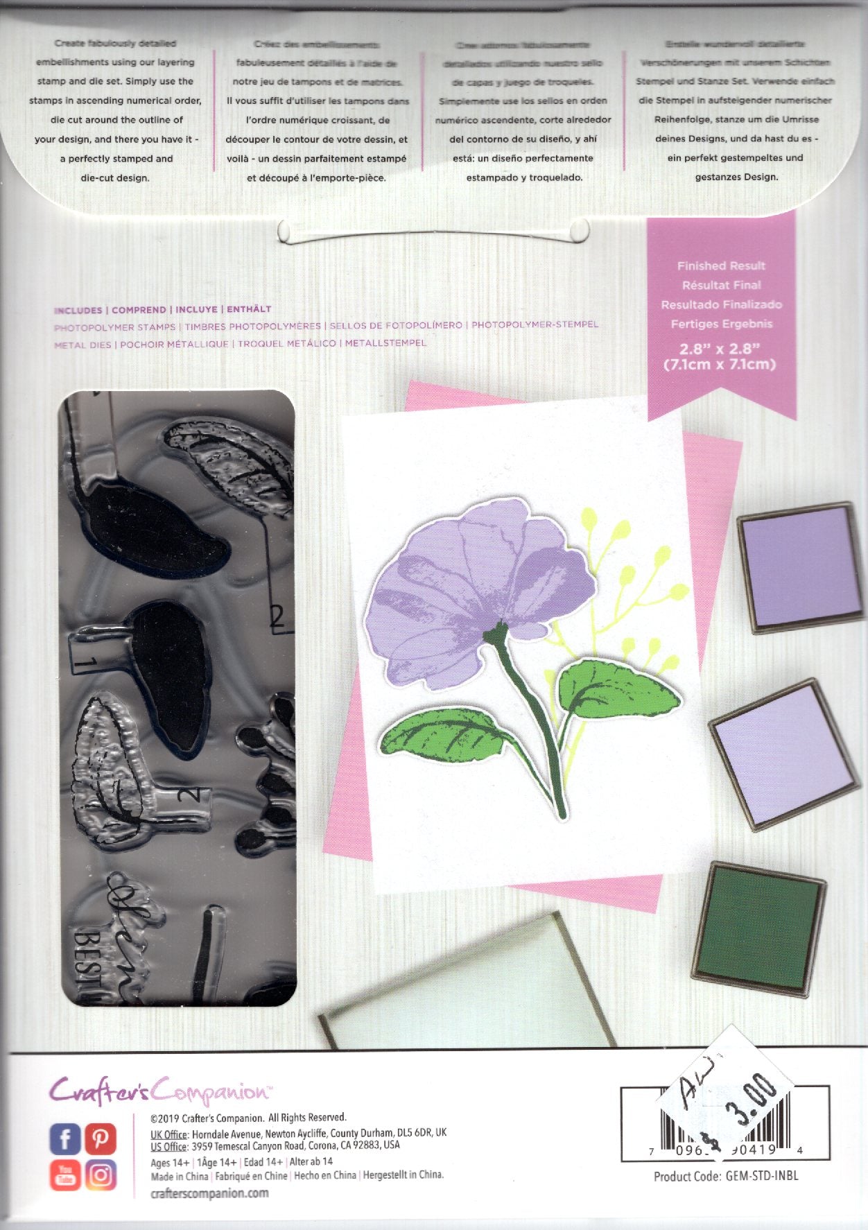 In Bloom Stamp and Die Set