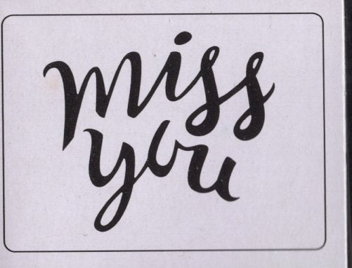 Darice Miss You Embossing Folder
