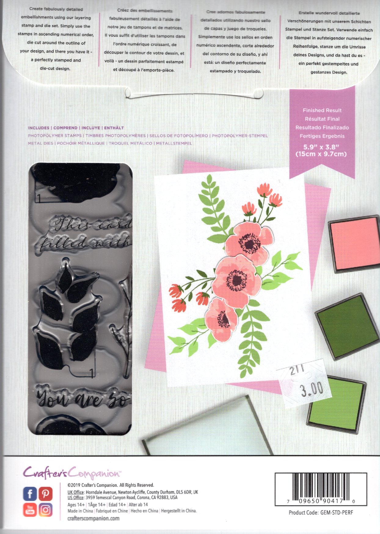 Perfect Posy Stamp and Die Set