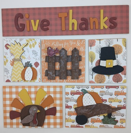 Give Thanks Shadowbox Insert