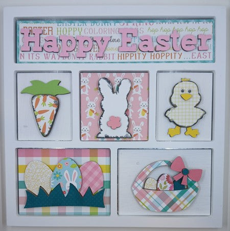 Happy Easter Shadowbox Insert