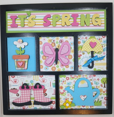 It's Spring Shadowbox Insert