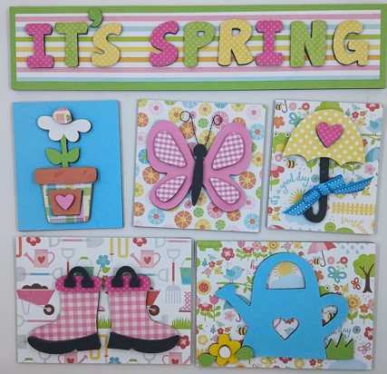 It's Spring Shadowbox Insert