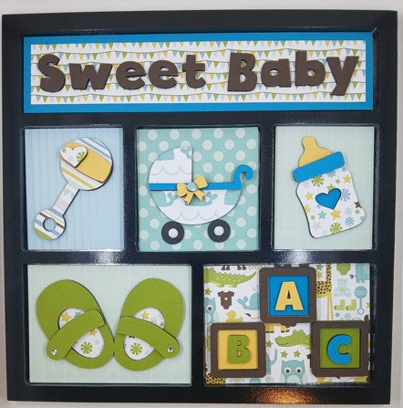 Sweet Baby Shadowbox Insert