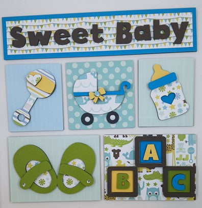 Sweet Baby Shadowbox Insert