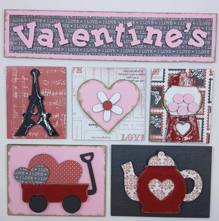 Valentine's Shadowbox Insert