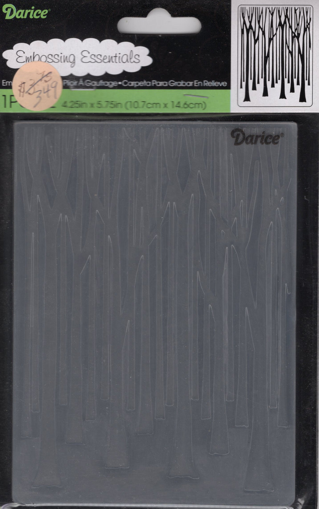 Darice Tree Trunks Embossing Folder