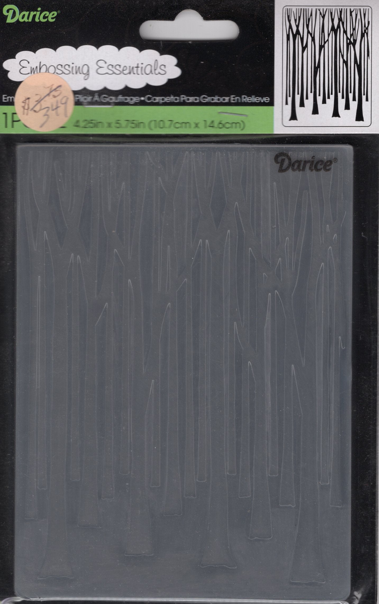 Darice Tree Trunks Embossing Folder